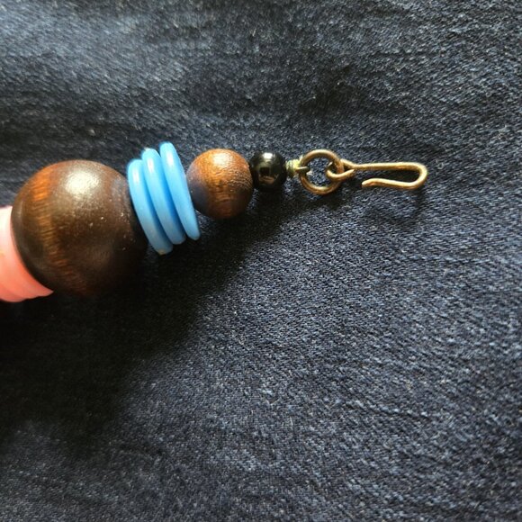 Brown Beaded Necklace with Colours! - Picture 3 of 3